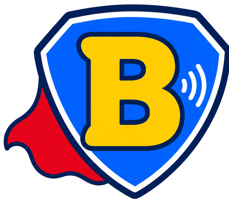 Blend Hero Phonics shield logo